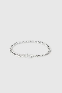 2 Pack Chain Bracelets In Silver