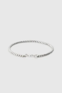 2 Pack Chain Bracelets In Silver