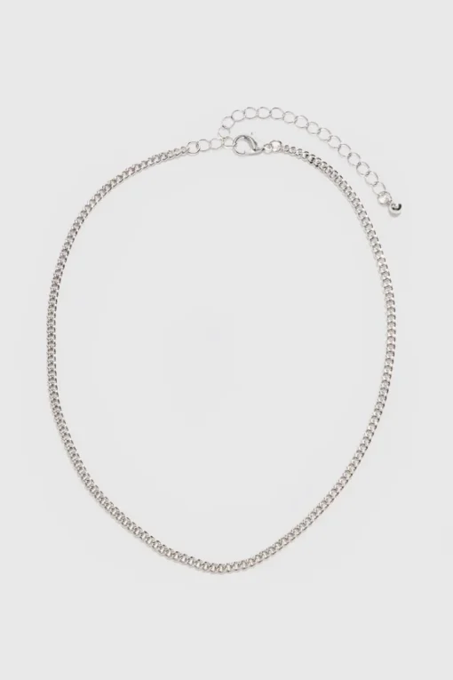 3 Pack Chain Necklace In Silver