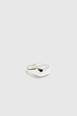 3 Pack Chunky Rings In Silver