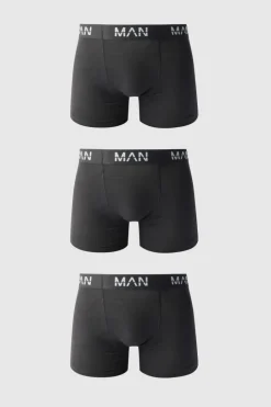 3 Pack Man Dash Mid Length Trunks