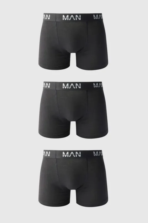 3 Pack Man Dash Mid Length Trunks