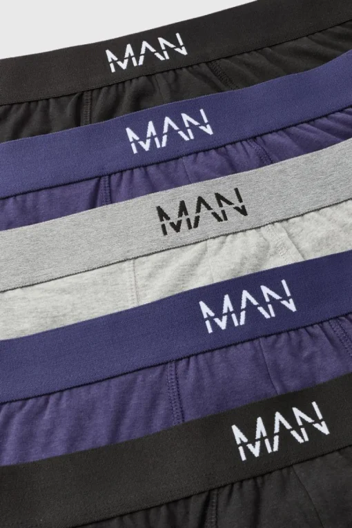 5 Pack Mixed Colour Man Trunks