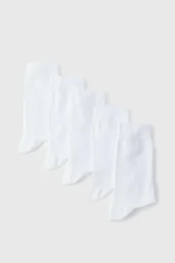 5 Pack Plain Socks
