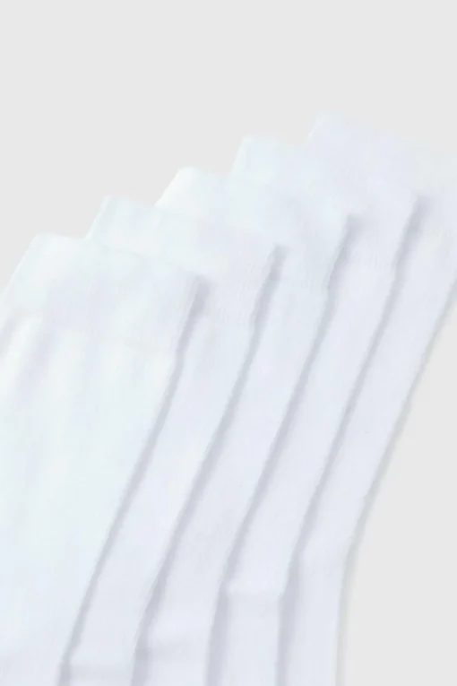 5 Pack Plain Socks
