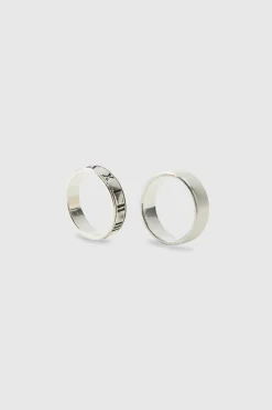 2 Pack Roman Lettering Rings