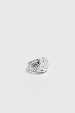 2 Pack Signet Rings In Silver