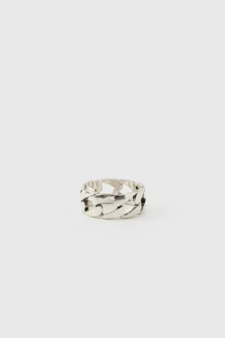 3 Pack Silver Signet Rings