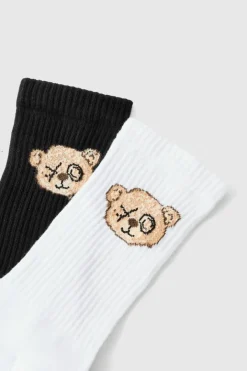 2 Pack Teddy Bear Sports Socks