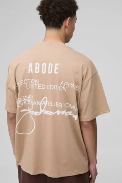 ABODE Heavyweight Oversized Print T-Shirt