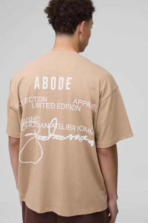 ABODE Heavyweight Oversized Print T-Shirt