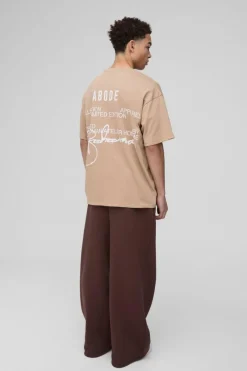 ABODE Heavyweight Oversized Print T-Shirt