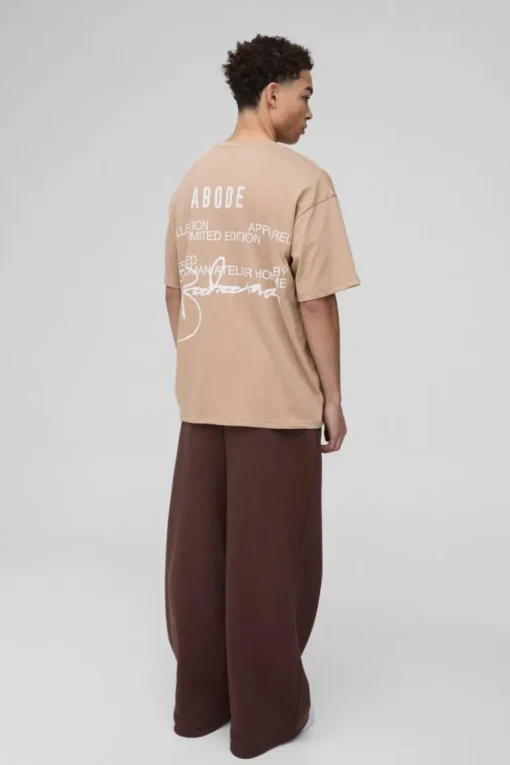 ABODE Heavyweight Oversized Print T-Shirt