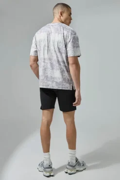 Active Training Dept Camo Oversized T-shirt Short Set