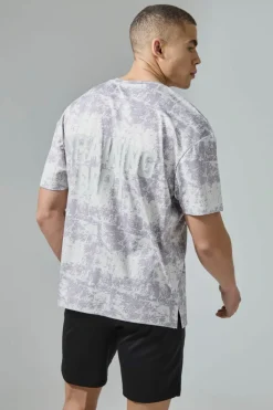 Active Training Dept Camo Oversized T-shirt Short Set