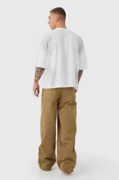 Baggy Fit Rigid Star Studded Jeans