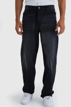 Baggy Rigid Jean With Double Waistband