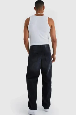 Baggy Rigid Jean With Double Waistband
