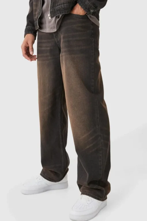 Baggy Rigid Washed Jeans