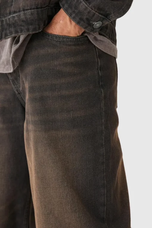 Baggy Rigid Washed Jeans