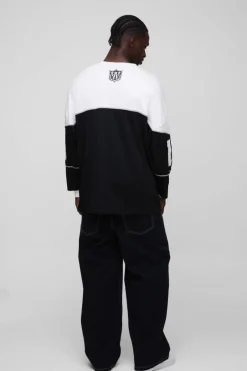 Baggy Twill Contrast Stitch Carpenter Trousers