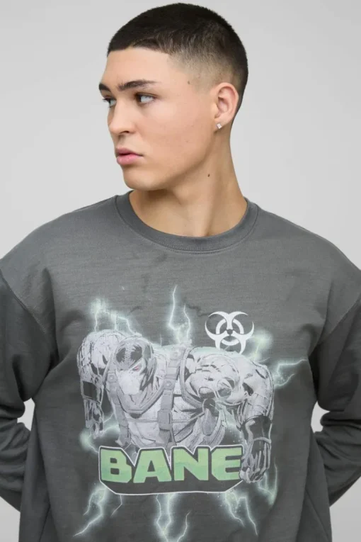 Bane License Print Sweatshirt