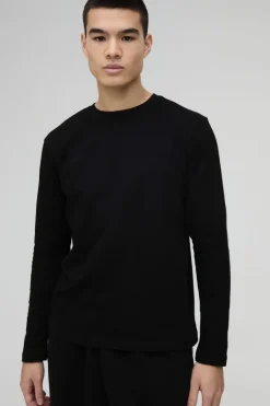 Basic Long Sleeve Crew Neck T Shirt