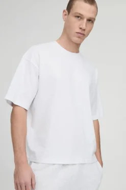 Basic Oversized Boxy Crew Neck T-shirt