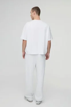 Basic Oversized Boxy Crew Neck T-shirt