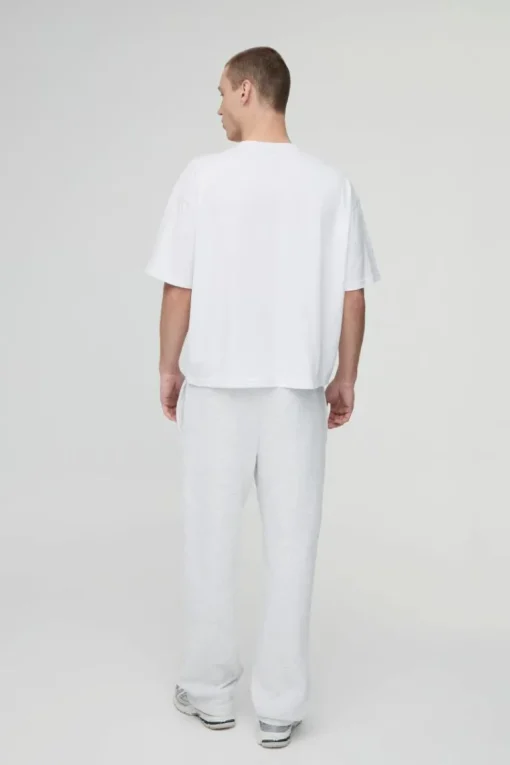 Basic Oversized Boxy Crew Neck T-shirt