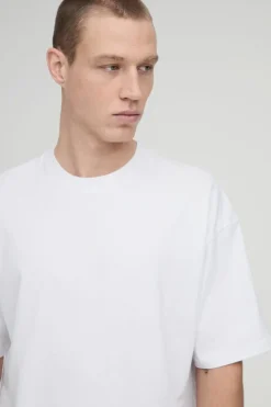 Basic Oversized Boxy Crew Neck T-shirt
