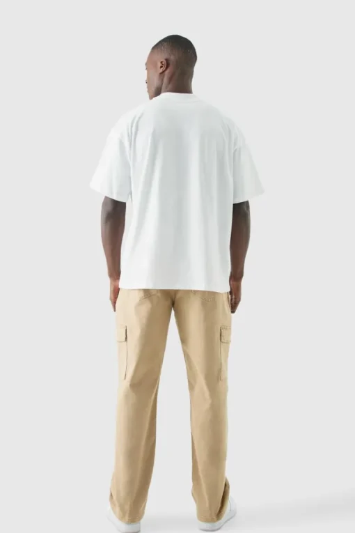 Basic Oversized Extended Neck T-Shirt