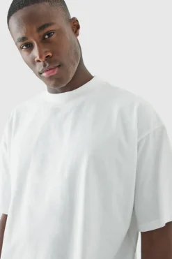 Basic Oversized Extended Neck T-Shirt