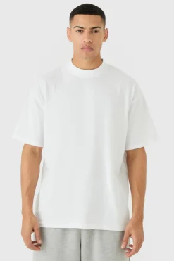 Basic Oversized Extended Neck T-Shirt