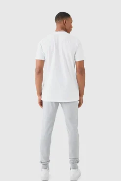 Basic Slim Fit Crew Neck T-Shirt