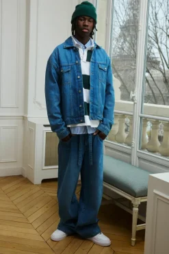 Belted Baggy Fit Jeans