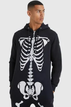 Black Skeleton Onesie