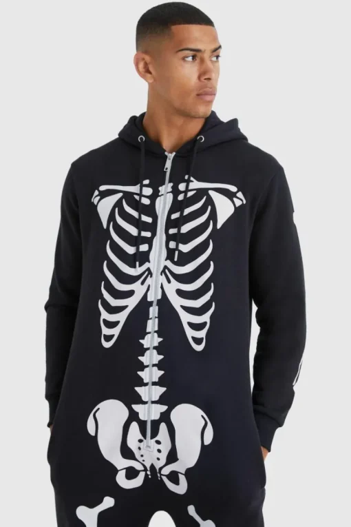 Black Skeleton Onesie