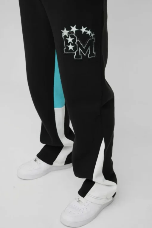 BM Varsity Applique Gusset Jogger