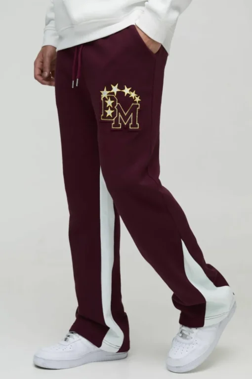 BM Varsity Applique Gusset Jogger