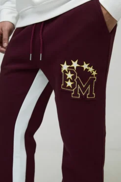 BM Varsity Applique Gusset Jogger