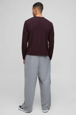 Boxy Cable Long Sleeve Sweatshirt