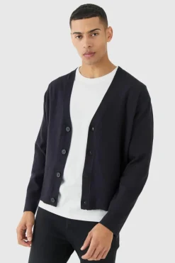 Boxy Fit Knitted Cardigan