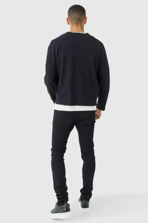 Boxy Fit Knitted Cardigan