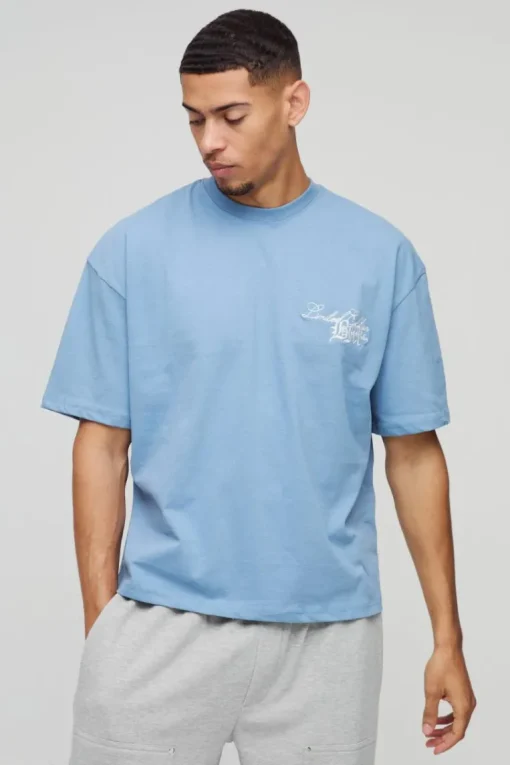 Boxy Heavyweight 3D Embroidery BM T-Shirt