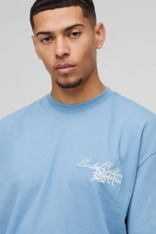 Boxy Heavyweight 3D Embroidery BM T-Shirt