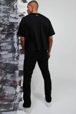 Boxy Oversized Premium Silicone Print T-shirt