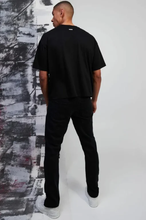 Boxy Oversized Premium Silicone Print T-shirt