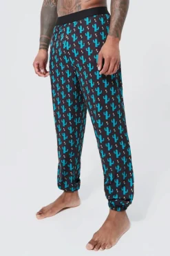 Cactus Print Lounge Joggers