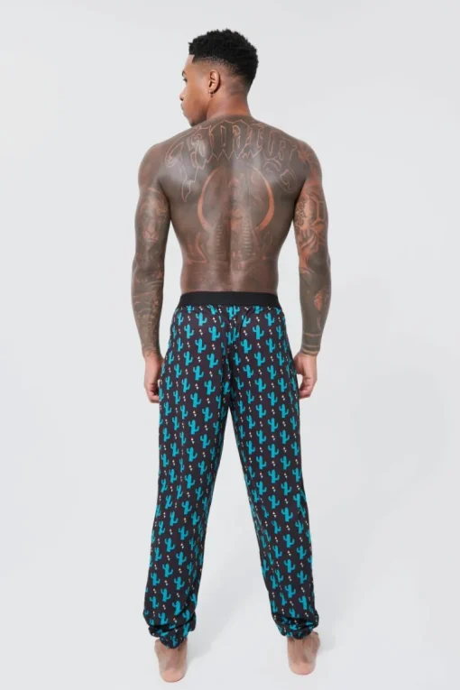 Cactus Print Lounge Joggers